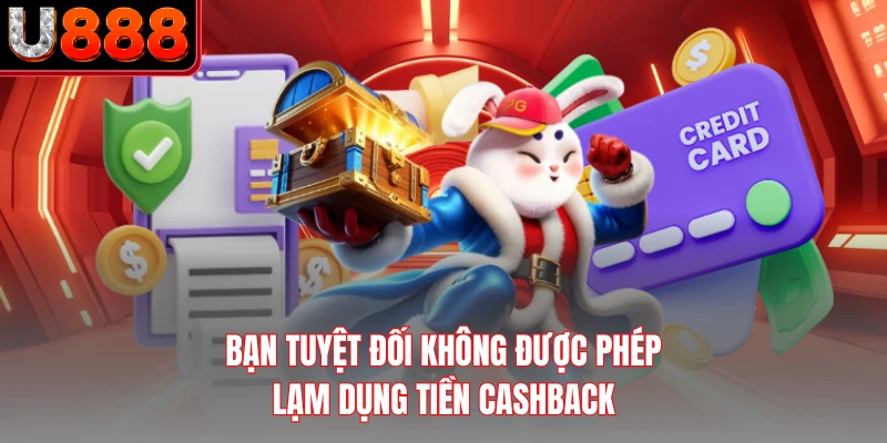 Bạn tuyệt đối không được phép lạm dụng tiền cashback