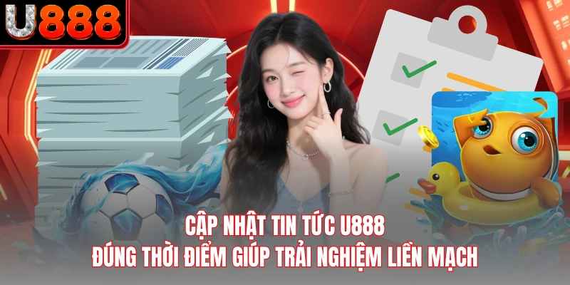 Cập nhật tin tức U888 đúng thời điểm giúp trải nghiệm liền mạch
