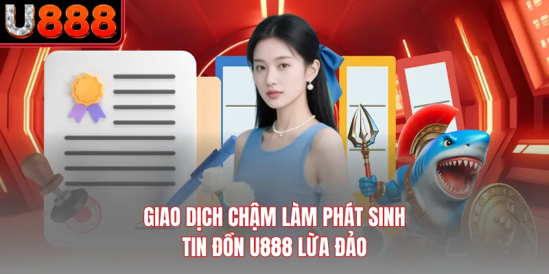 Giao dịch chậm làm phát sinh tin đồn U888 lừa đảo